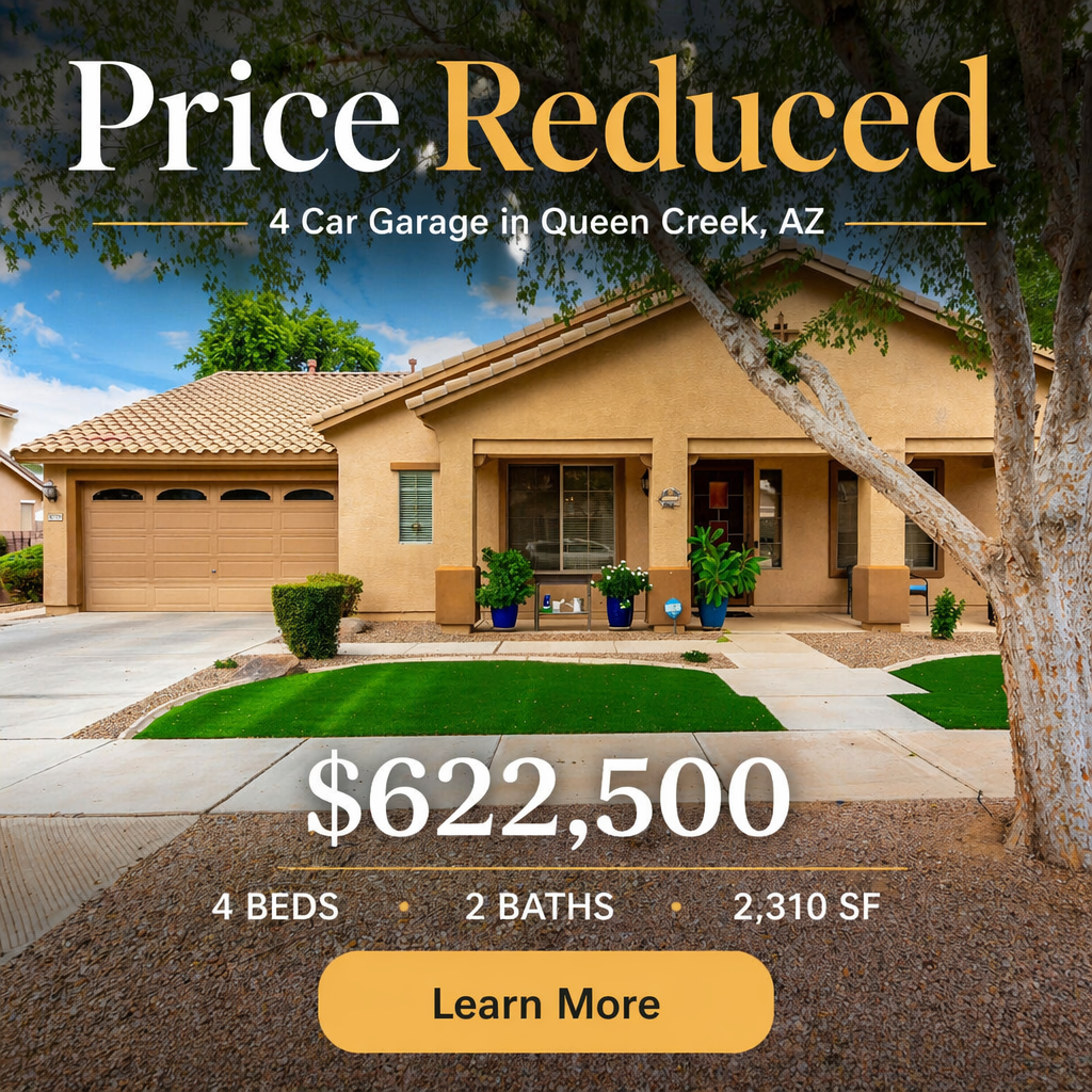 Price Reduced real estate ad creative