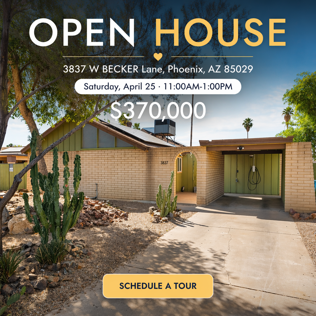 Open House real estate ad creative