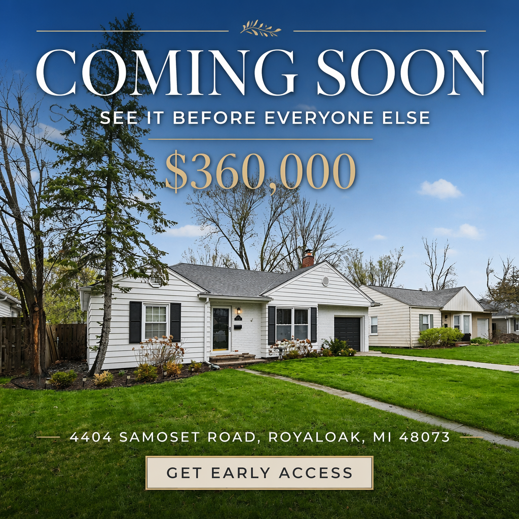 Coming Soon real estate ad creative
