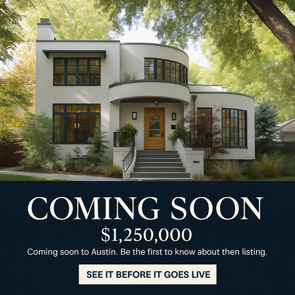 Coming Soon – Austin Facebook ad template for real estate agents