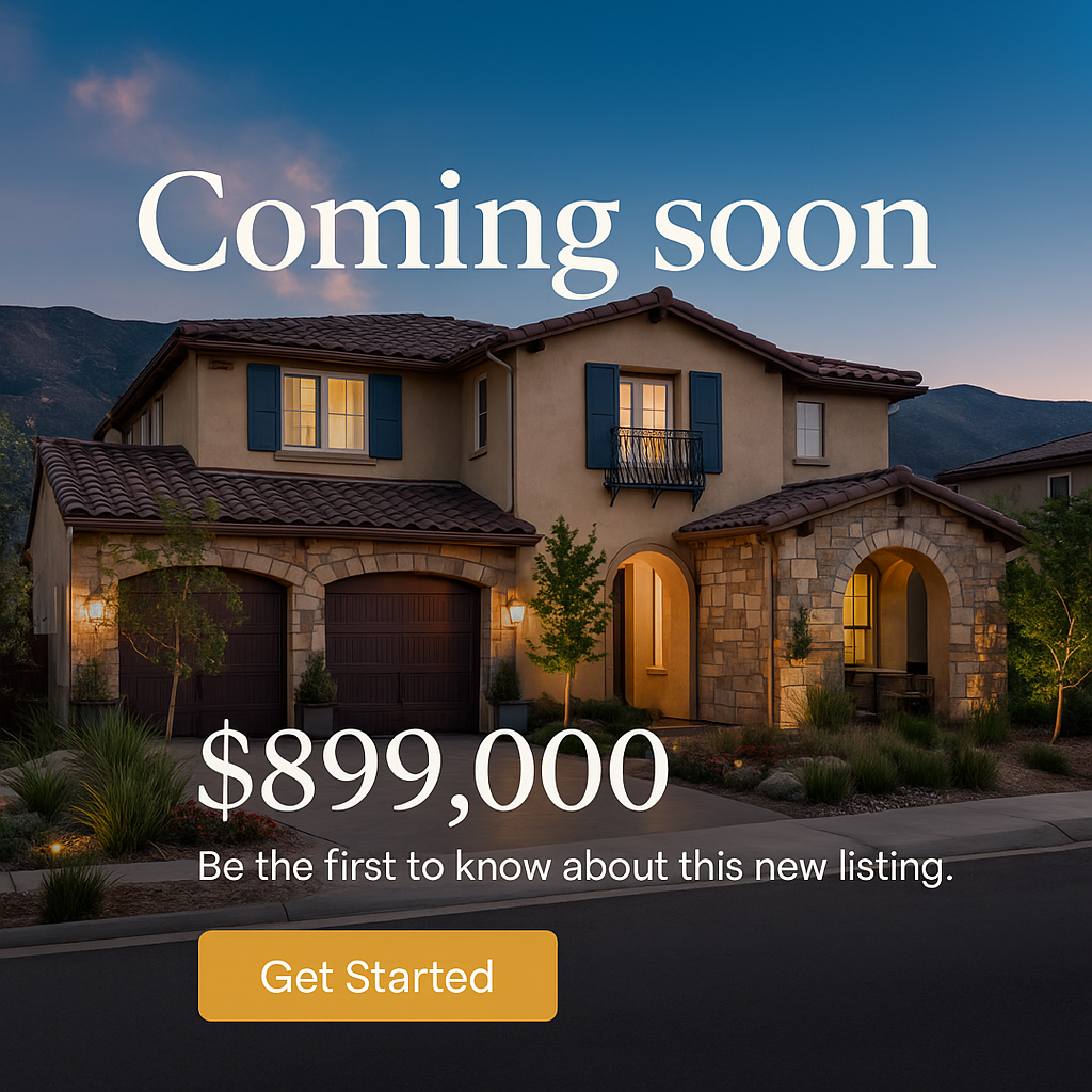 Twilight Coming Soon Facebook ad template for real estate agents