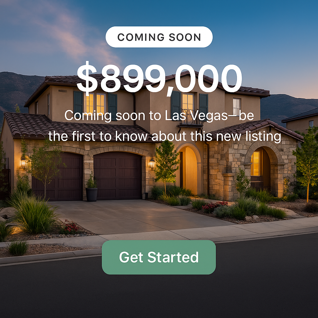 Coming Soon – Vegas Facebook ad template for real estate agents