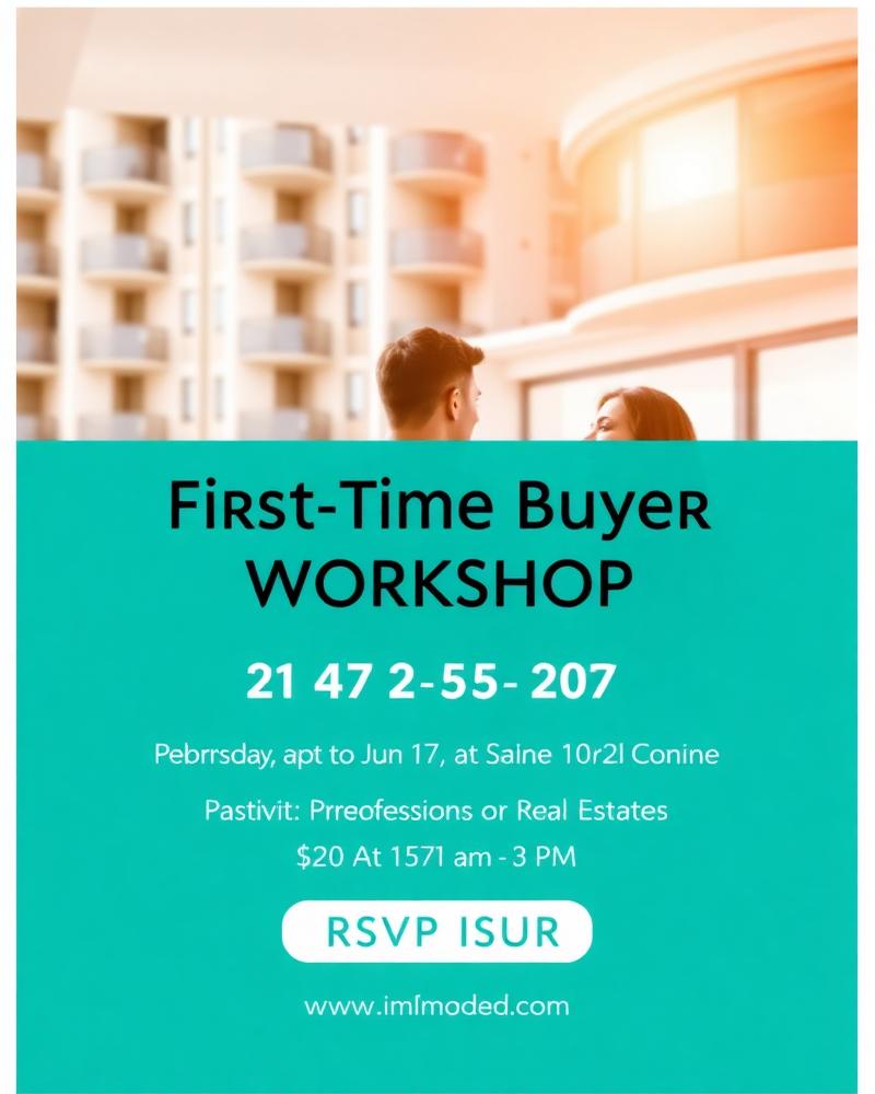 Buyer Workshop Facebook ad template for real estate agents
