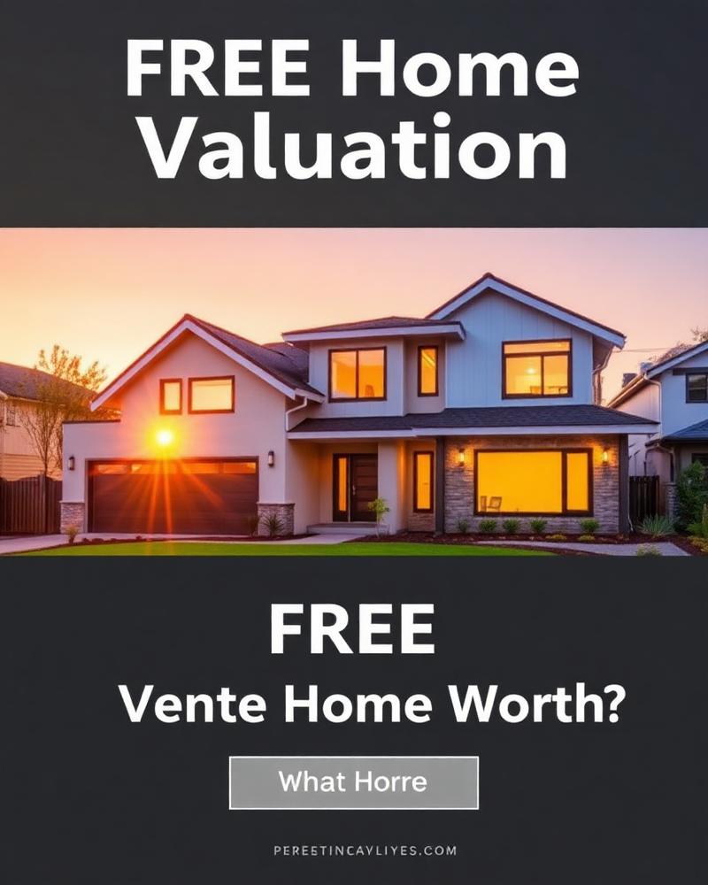 Home Valuation Facebook ad template for real estate agents