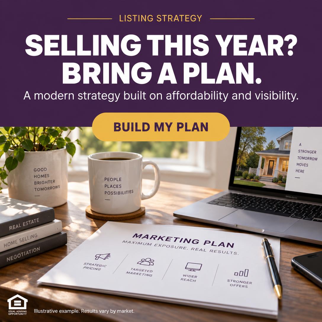 Example ad creative: Selling this year? Bring a plan.