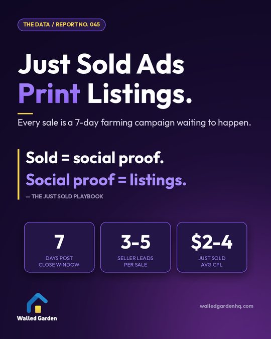 Just Sold Ads Print Listings